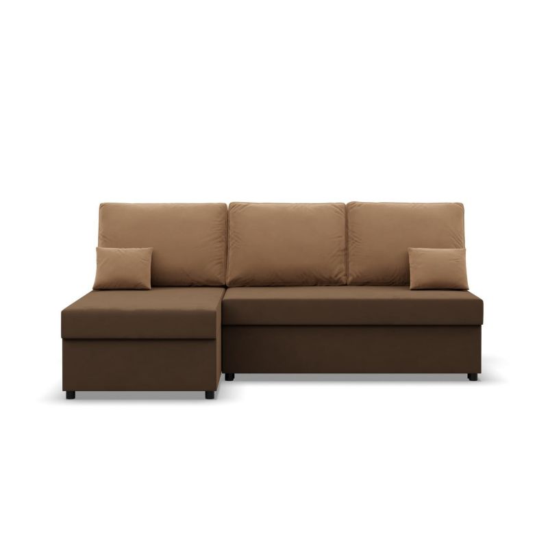 Narożnik TYLETEGOTU uniwersalny rozkładany FLOW mikrofaza brązowy 1 szt