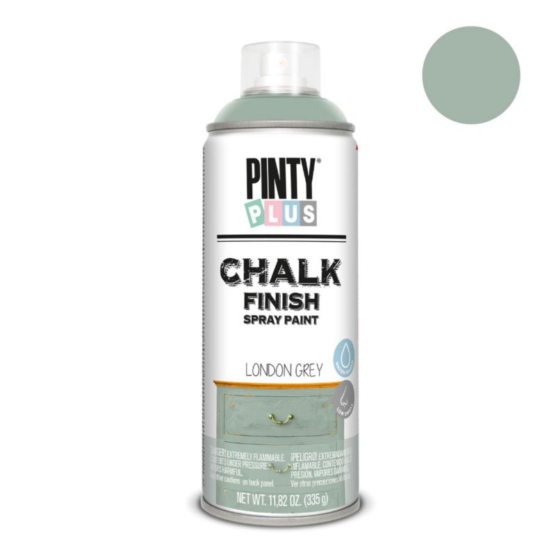 Farba kredowa do mebli w sprayu PintyPlus Chalk Finish 400ml london gray matowe 1 szt