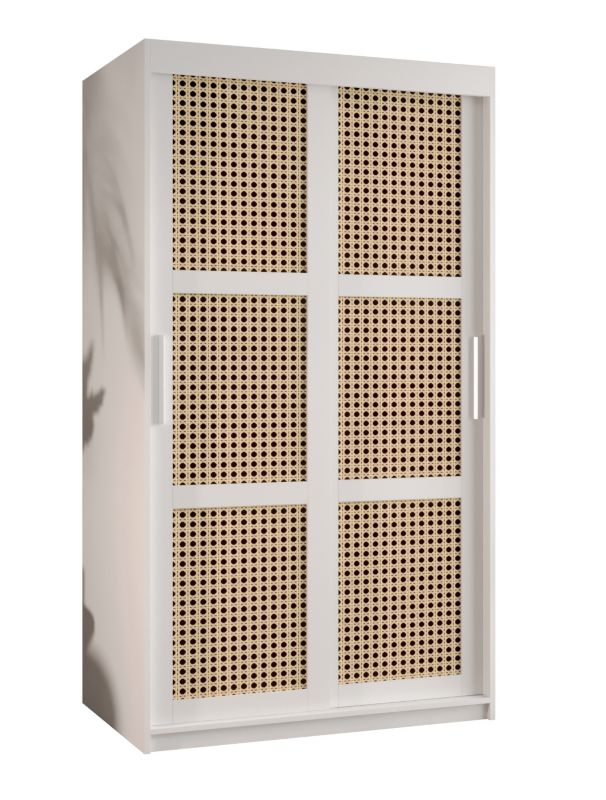 Szafa przesuwna Garderoba Abiks PLECIONKA WIEDEŃSKA 100 biały 1 szt.