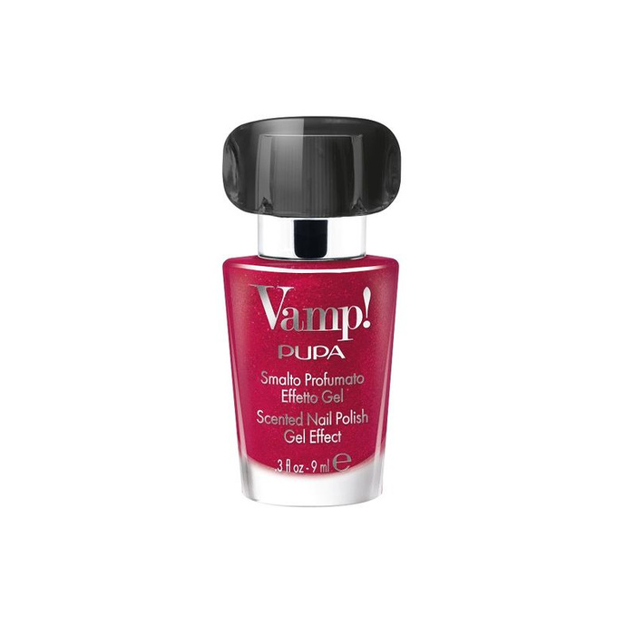 PUPA Milano Vamp! Pachnący lakier do paznokci z efektem objętości 3D - 320 Glimmering Red, 9 ml