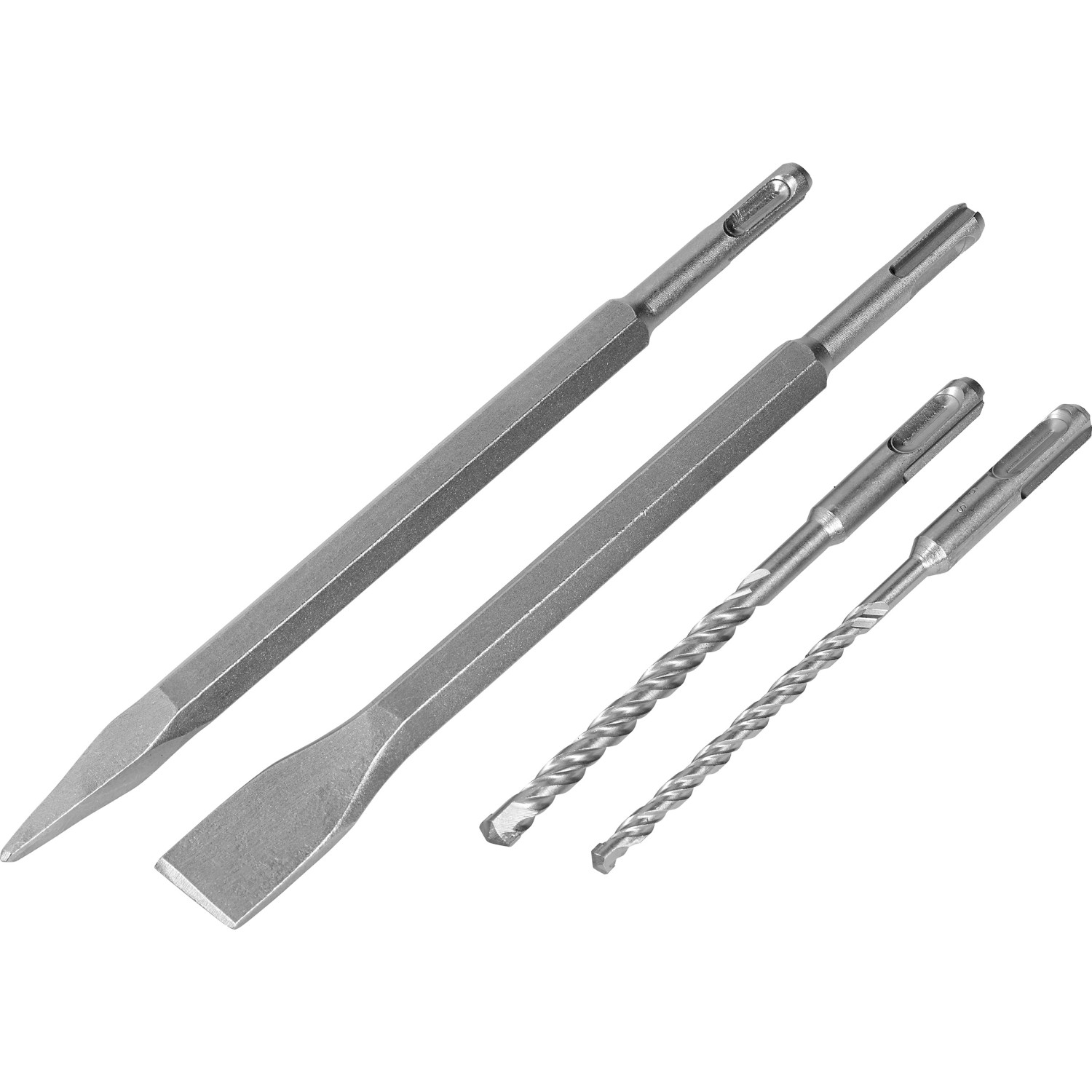 Zestaw wierteł i przecinaków SDS Plus - 4 szt