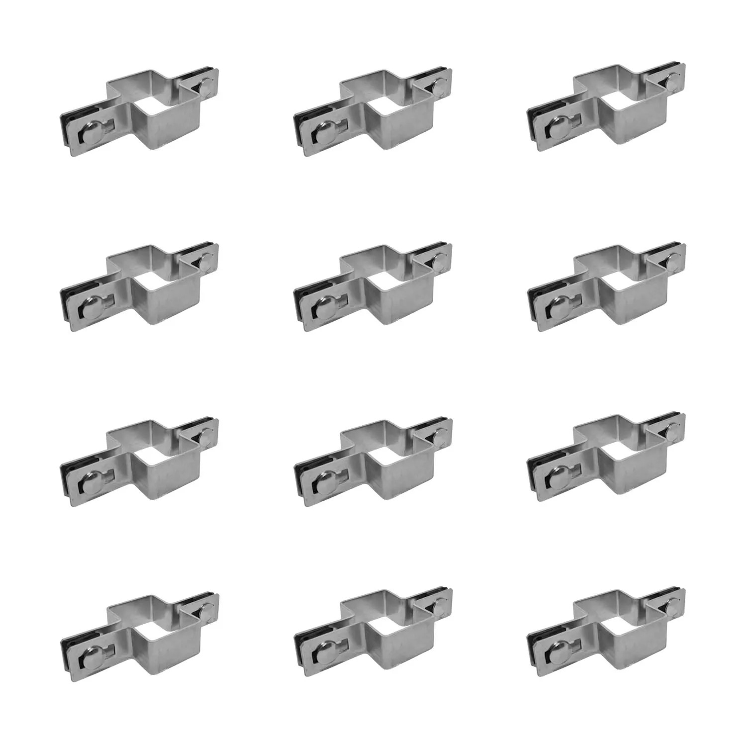 Obejma pośrednia ocynkowana 4 x 6 cm - 12 szt.