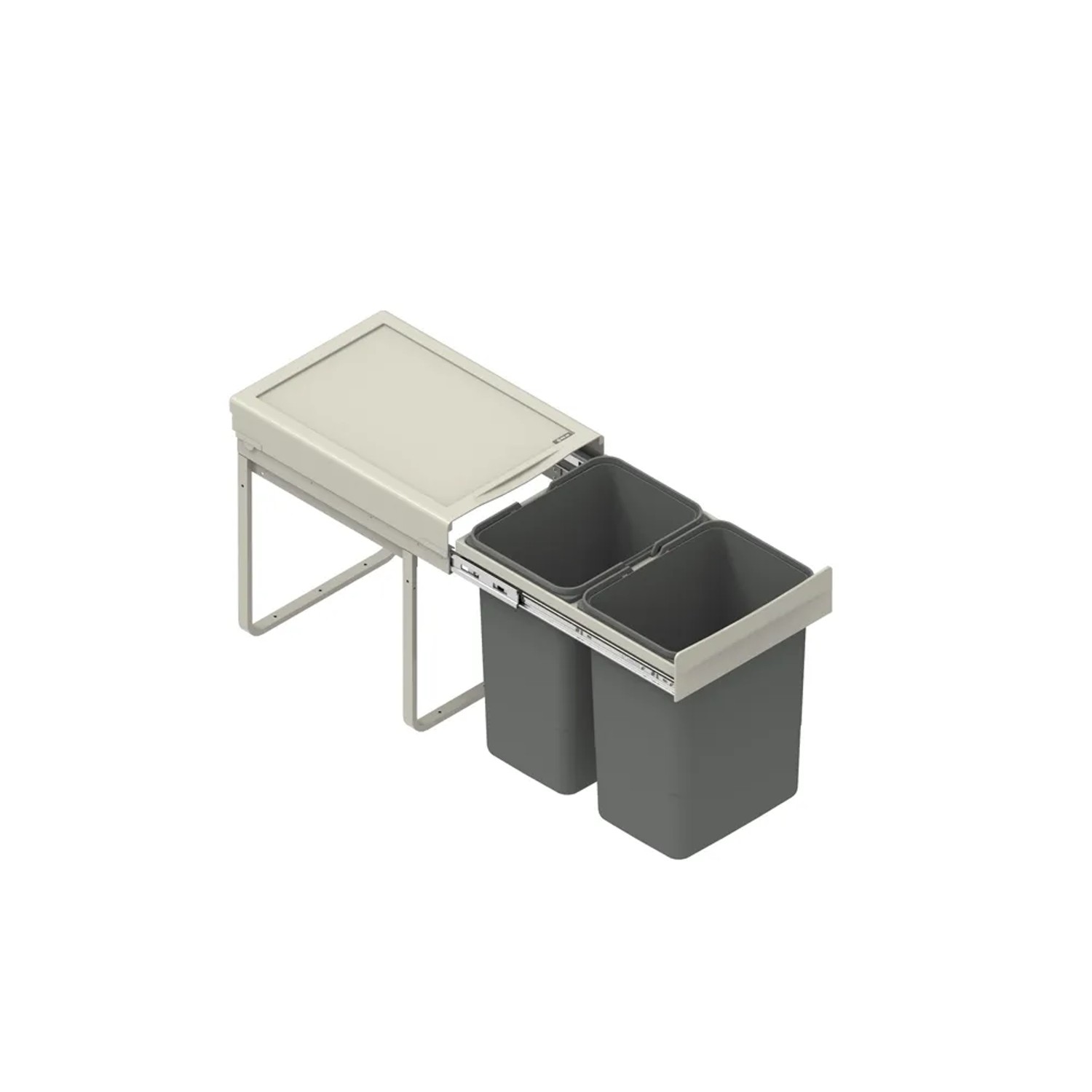 Pojemnik na odpady JC 40 podwójny wys. 44 cm