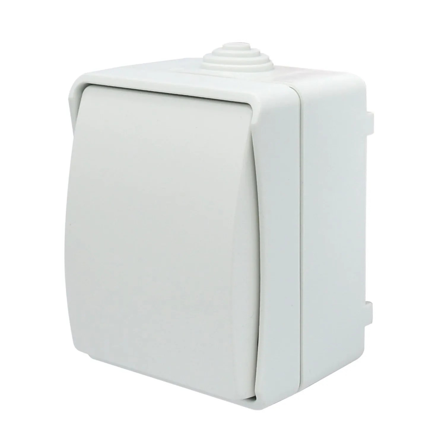 Düwi Łącznik Aqua Plus uniwersalny z klapką pojedynczy biały IP54