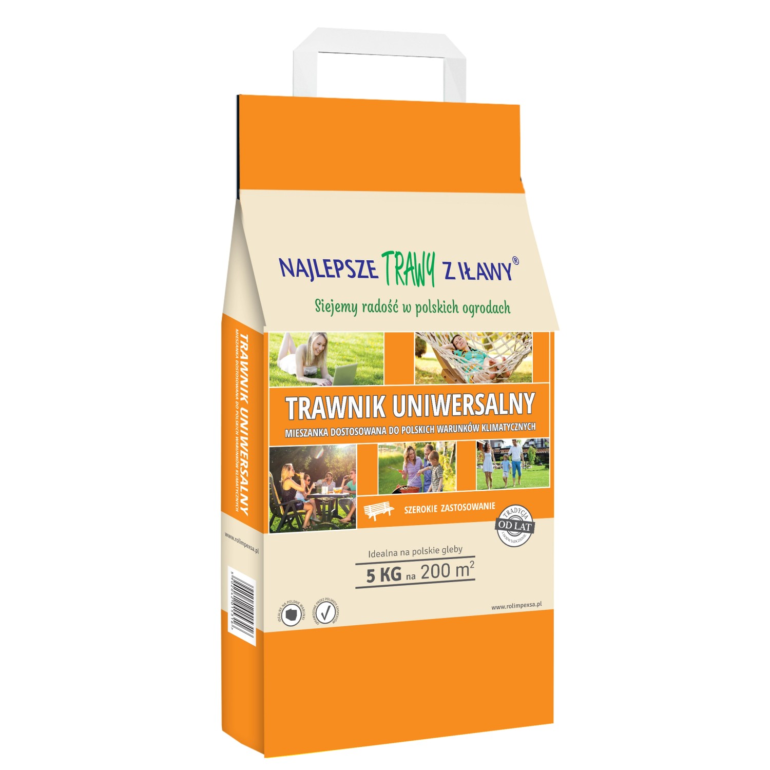 Najlepsze Trawy z Iławy Mieszanka trawnik uniwersalny 5kg