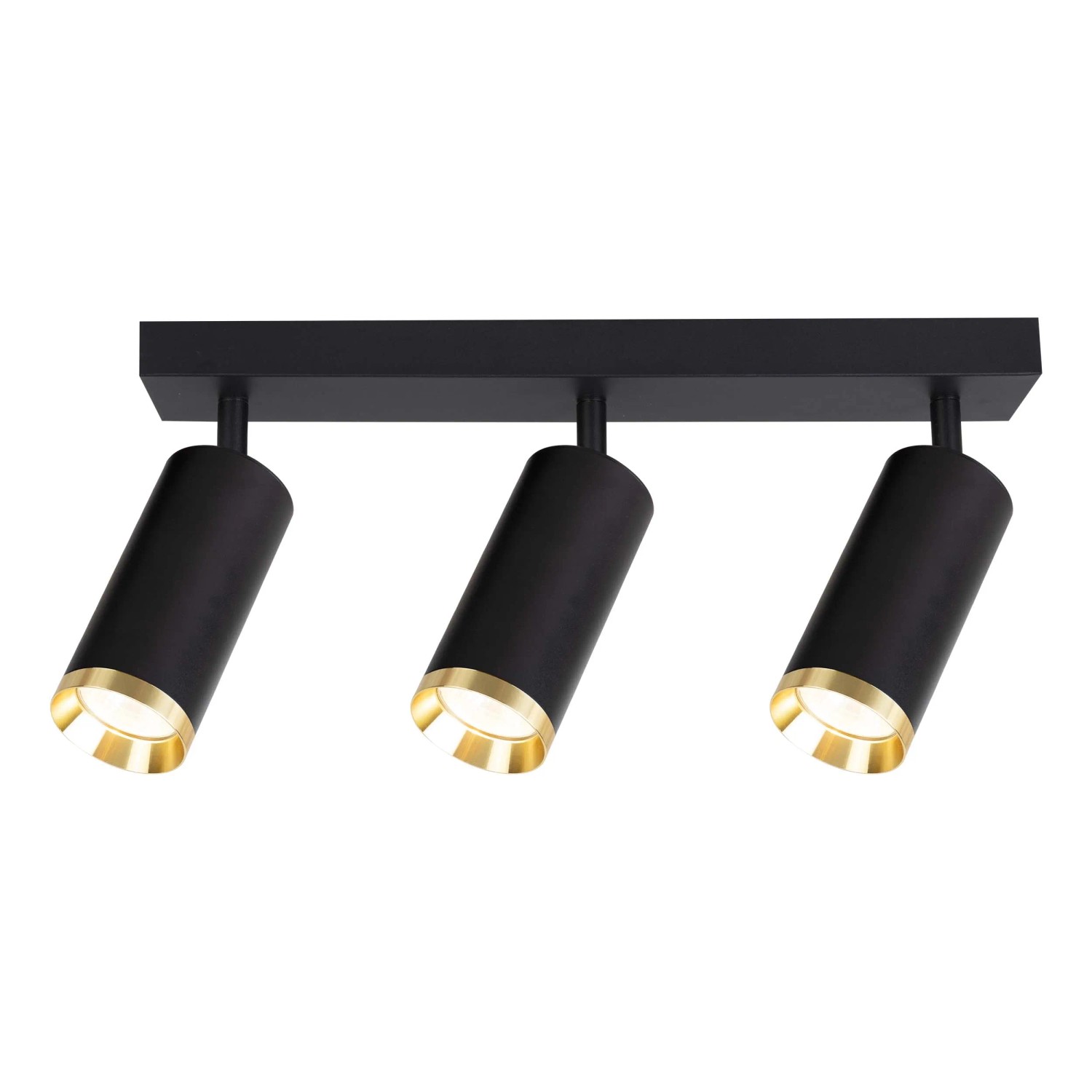Goldlux Listwa Spot Mica 3xGU10 10W czarno-złota