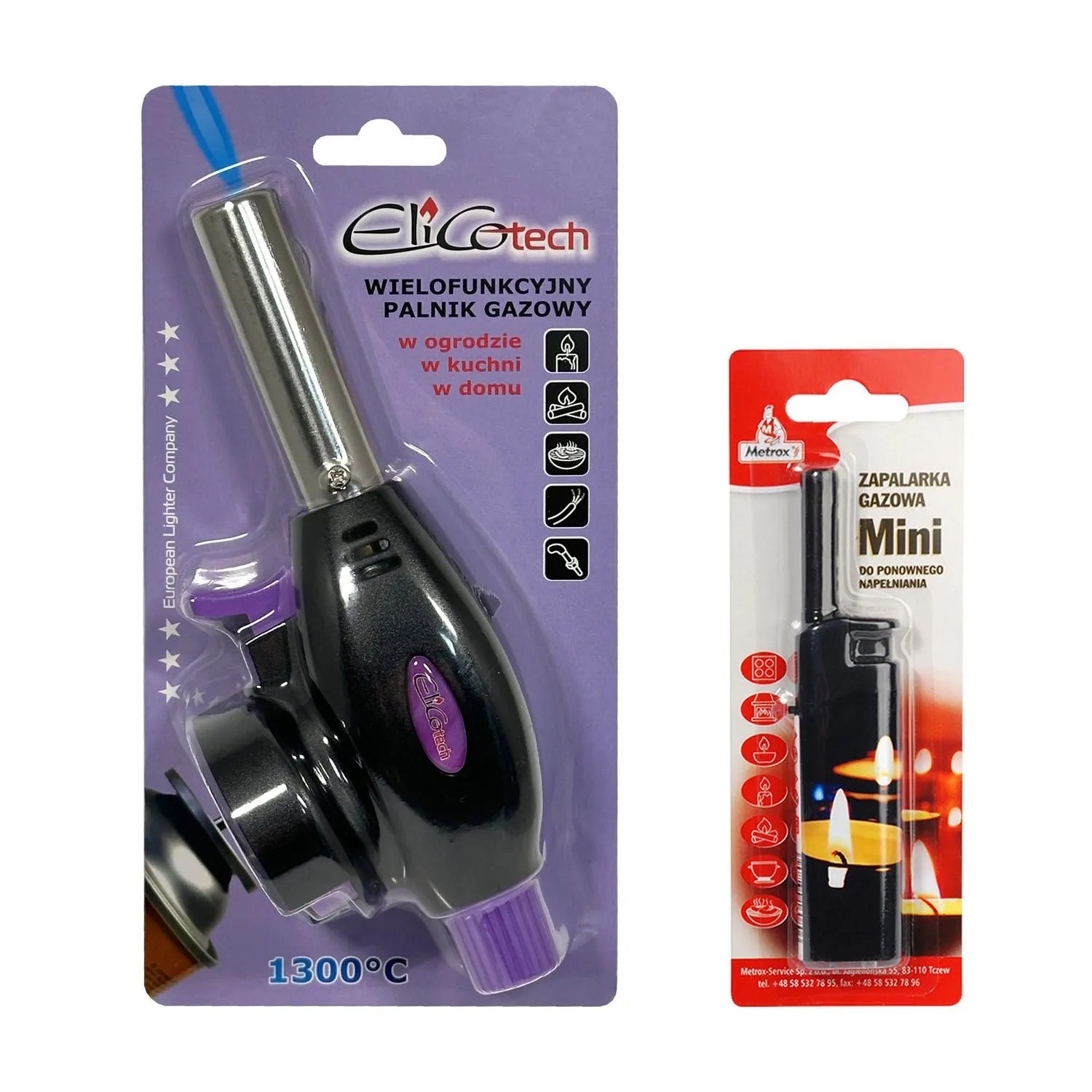 Palnik gazowy wielofunkcyjny RK-3013D + zapalarka gazowa