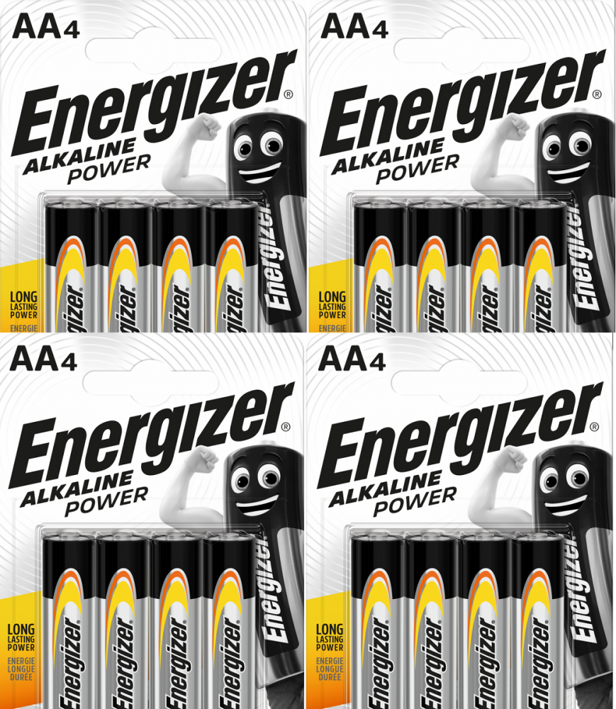 4x bateria alkaliczna Energizer, AA, 1.5V, LR6, 4 sztuki