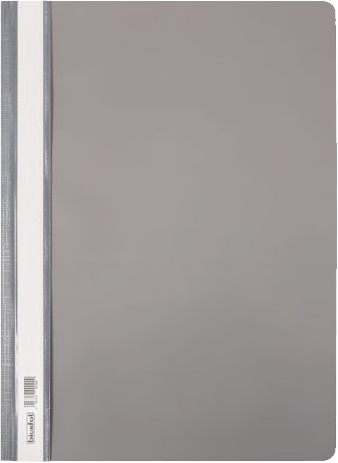 60x Skoroszyt plastikowy bez oczek Biurfol, twardy, A4, do 200 kartek, szary
