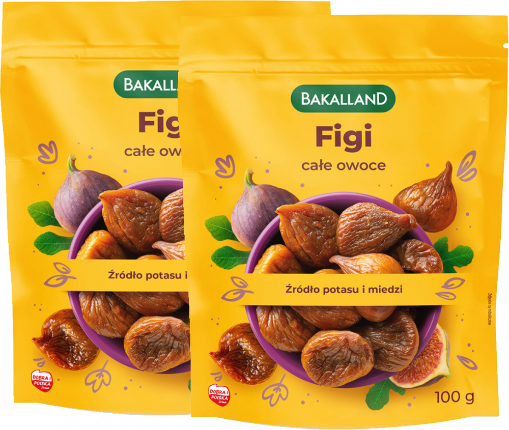 2x Figi suszone Bakalland, 100g