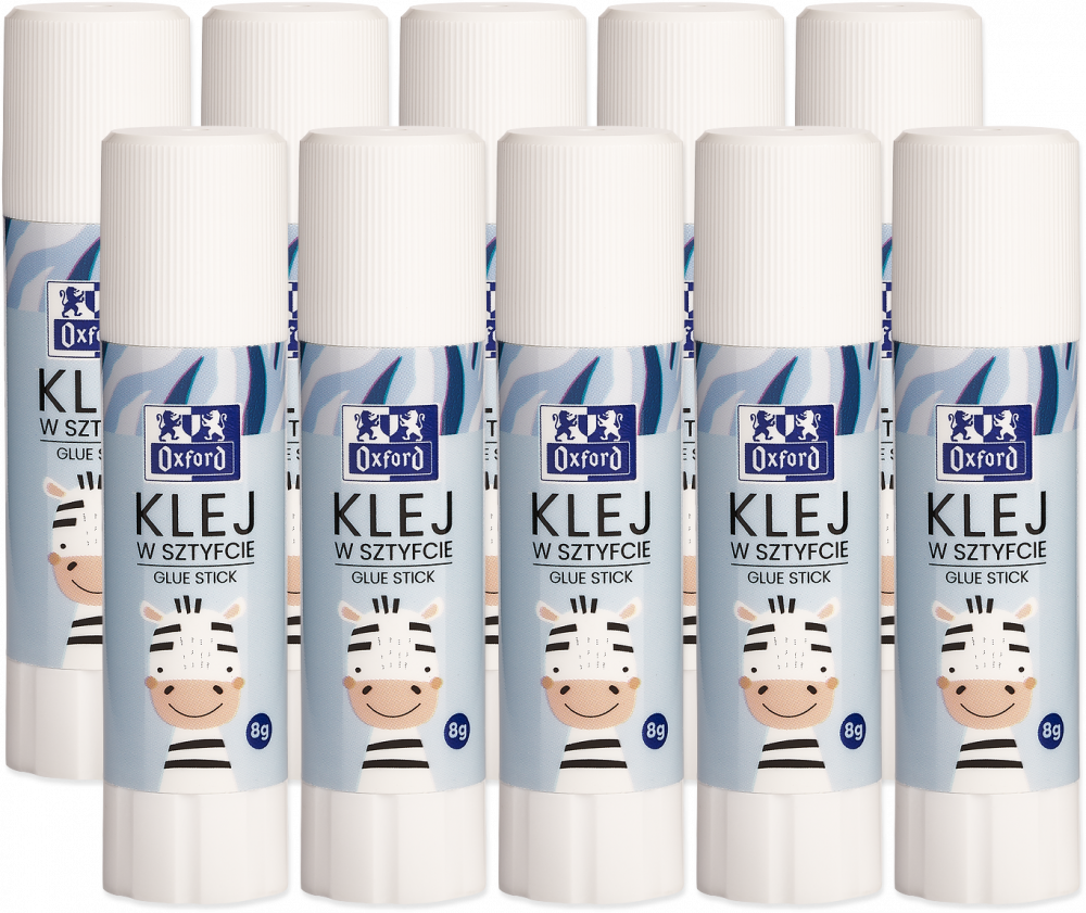 10x Klej w sztyfcie Oxford Kids, 8g