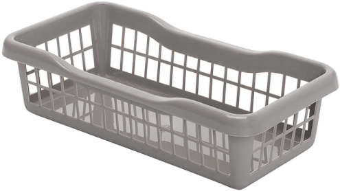 Koszyk do przechowywania Plafor 1, 200x100x50mm, 1l, szary
