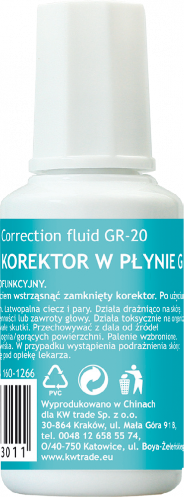 Korektor w płynie Grand, z pędzelkiem, 20ml