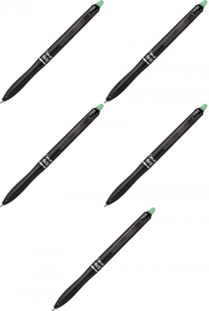 5x Pióro kulkowe wymazywalne Pilot Frixion Ball+, 0.7mm, zielony