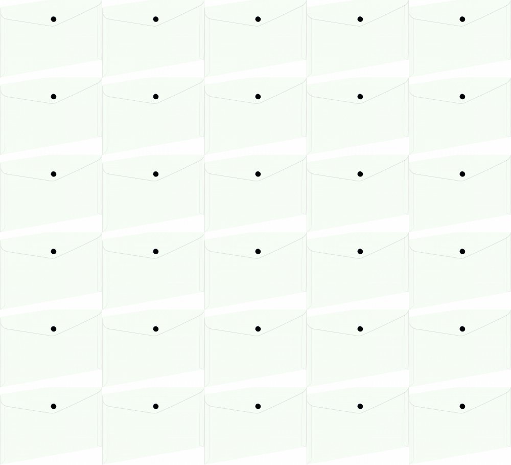 100x Teczka kopertowa Eagle 043, A5, na zatrzask, biały