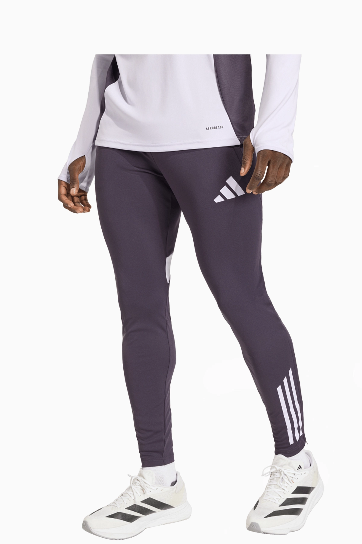 Spodnie adidas Manchester United 25/26 Competition Training - Fioletowy