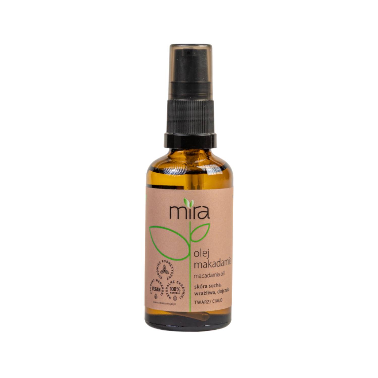 Mira - olej makadamia rafinowany, 50 ml