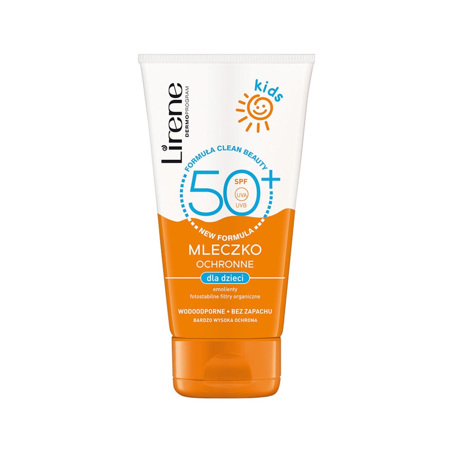 Lirene - mleczko ochronne dla dzieci z filtrem spf50, 150 ml (data ważności: 31.05.2026)
