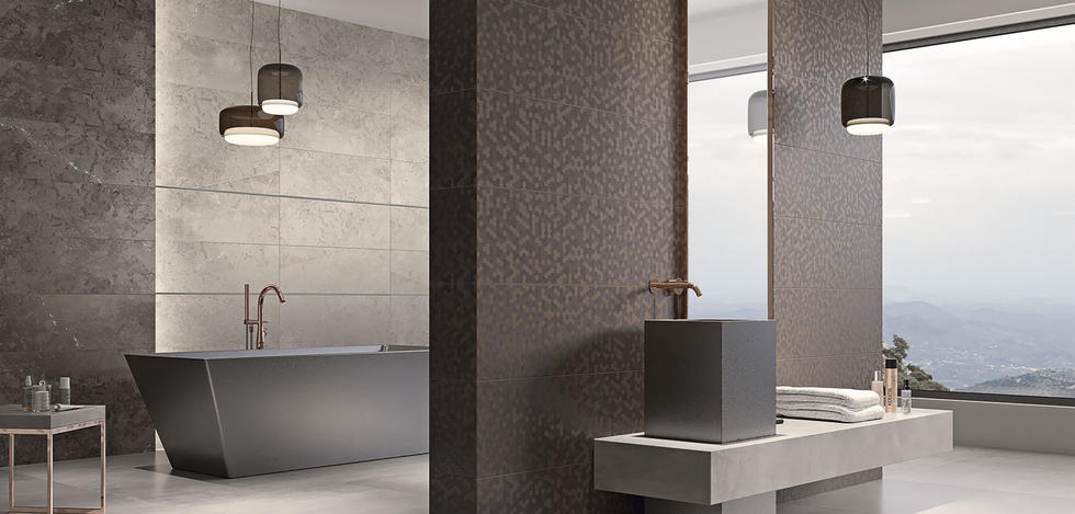 Paradyż Shiny Lines płytka ścienna 29,8x89,8 cm grafitowy mat