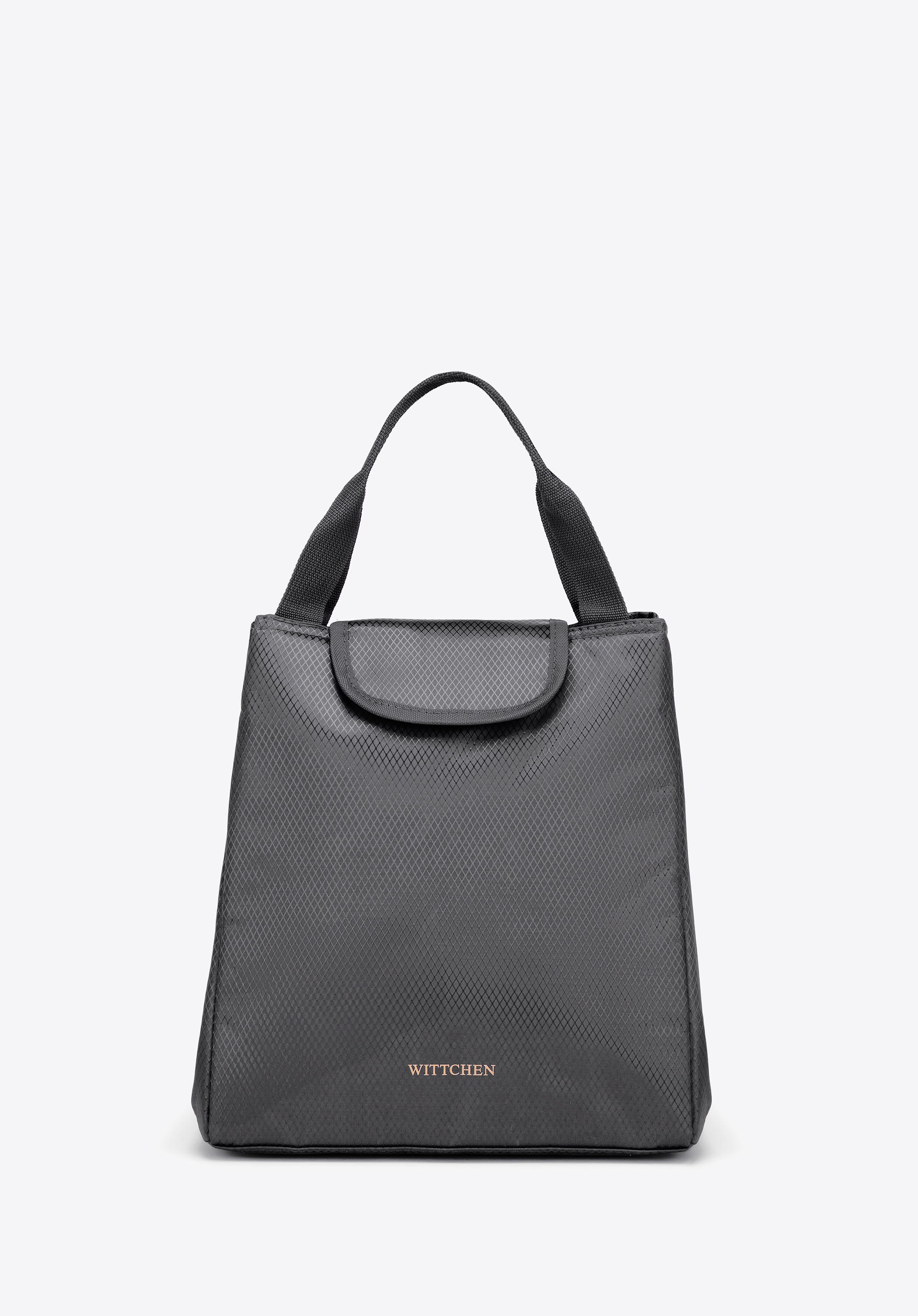 Torba na lunch trapezowa szara