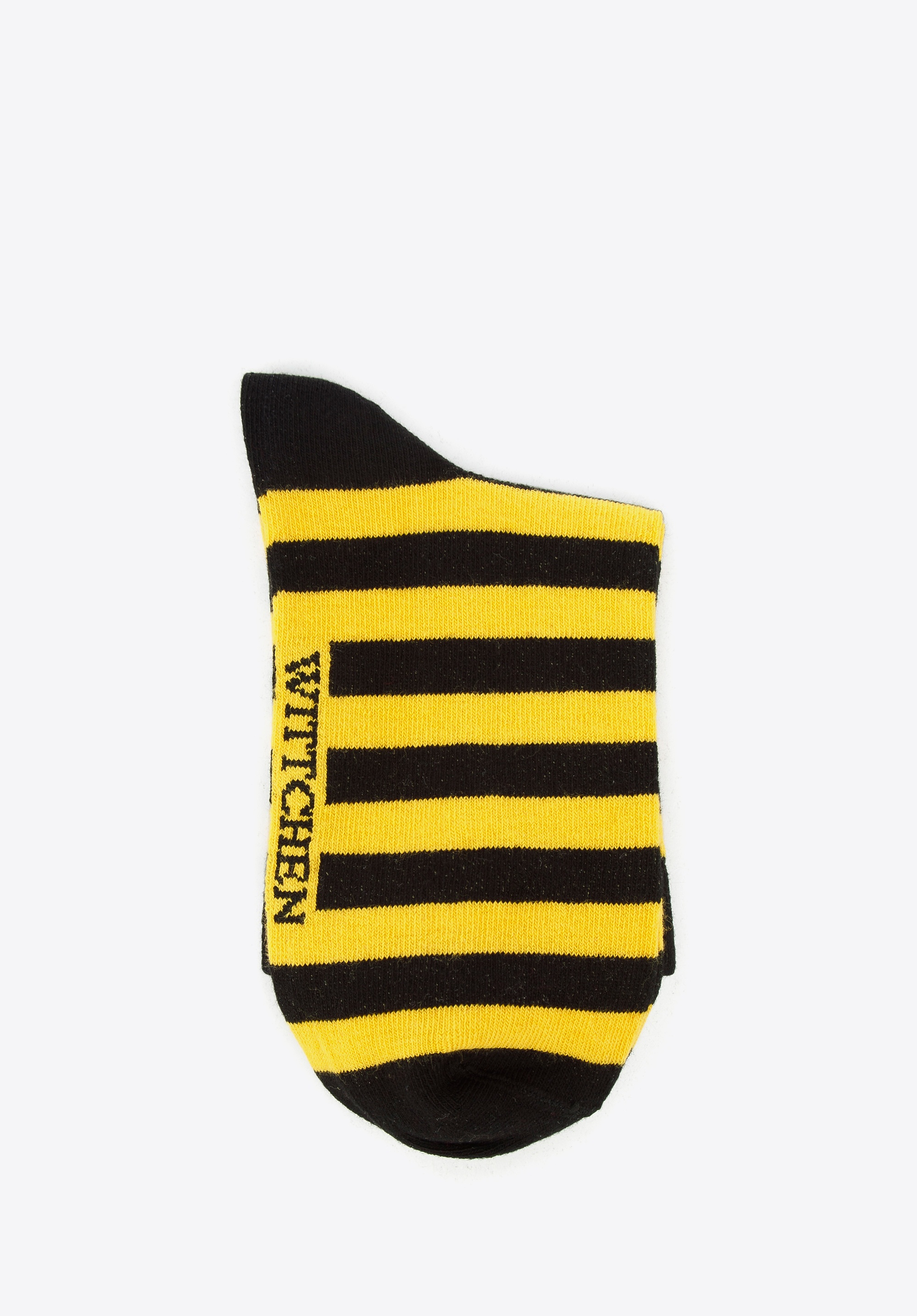 Damskie skarpetki w czarno-żółte paski czarno-żółte