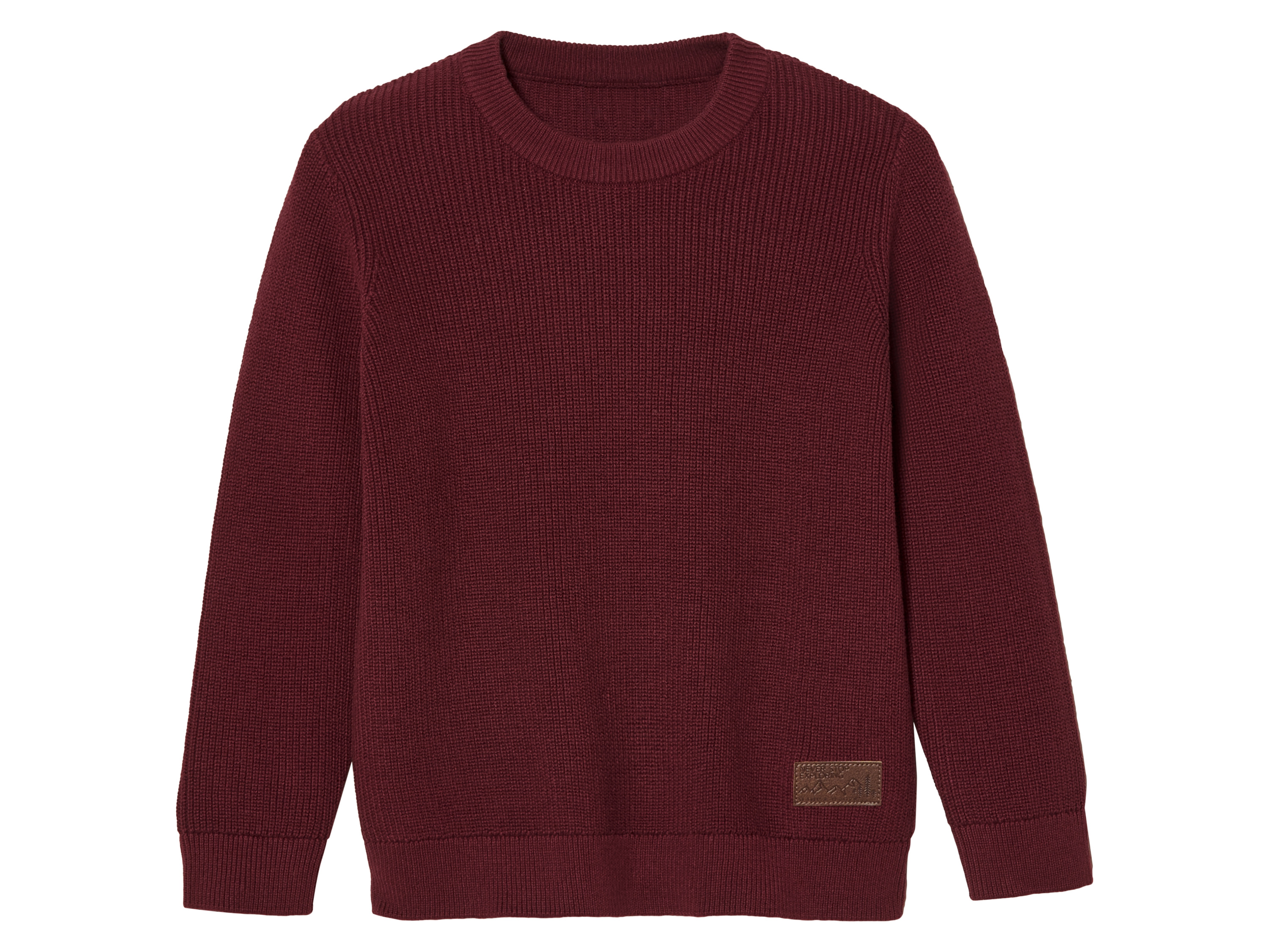 lupilu Sweter dziecięcy dzianinowy z bawełny Czerwony, 98/104