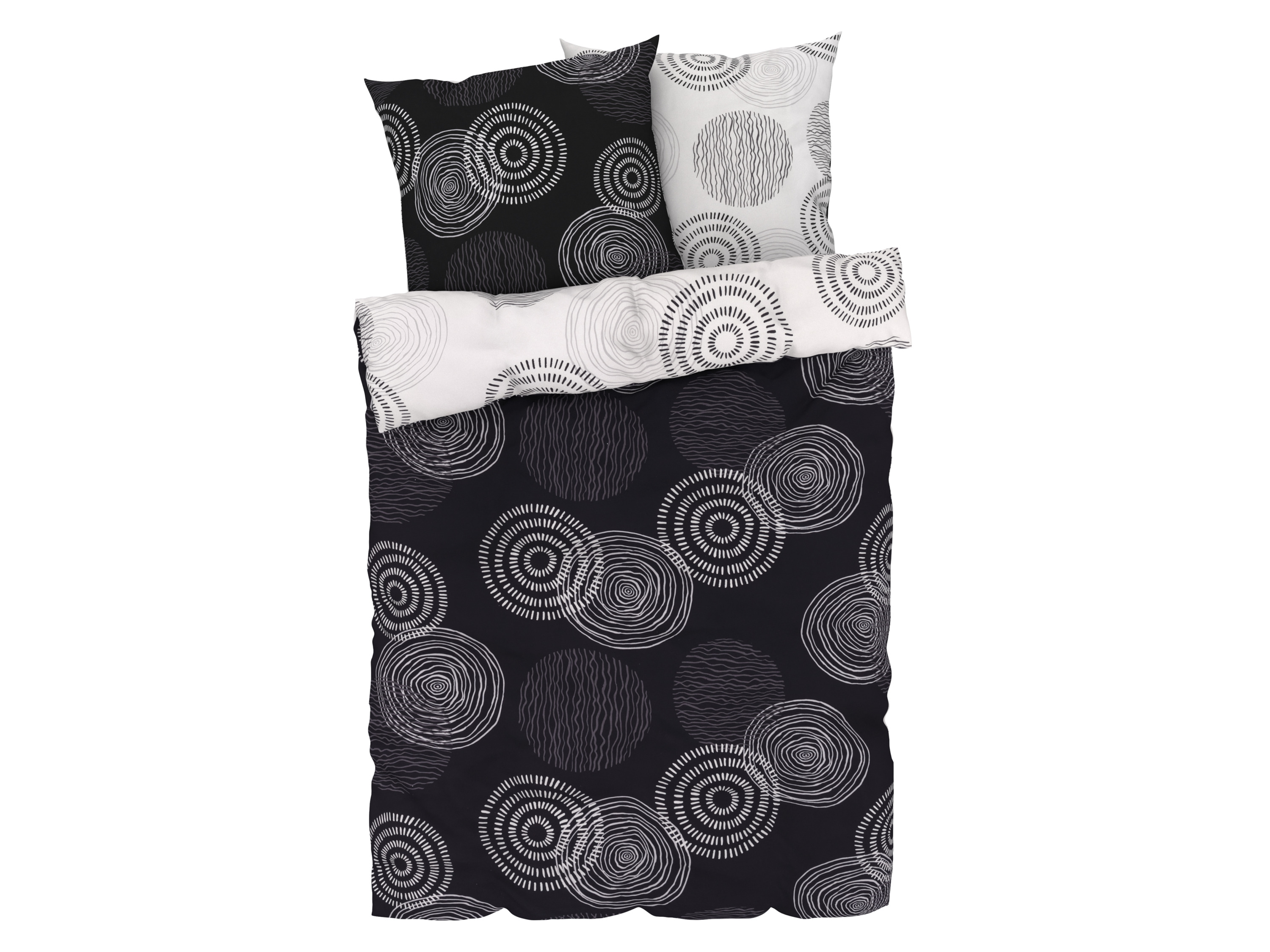 Livarno home Pościel z bawełny renforcé, 220 x 200 cm Okręgi