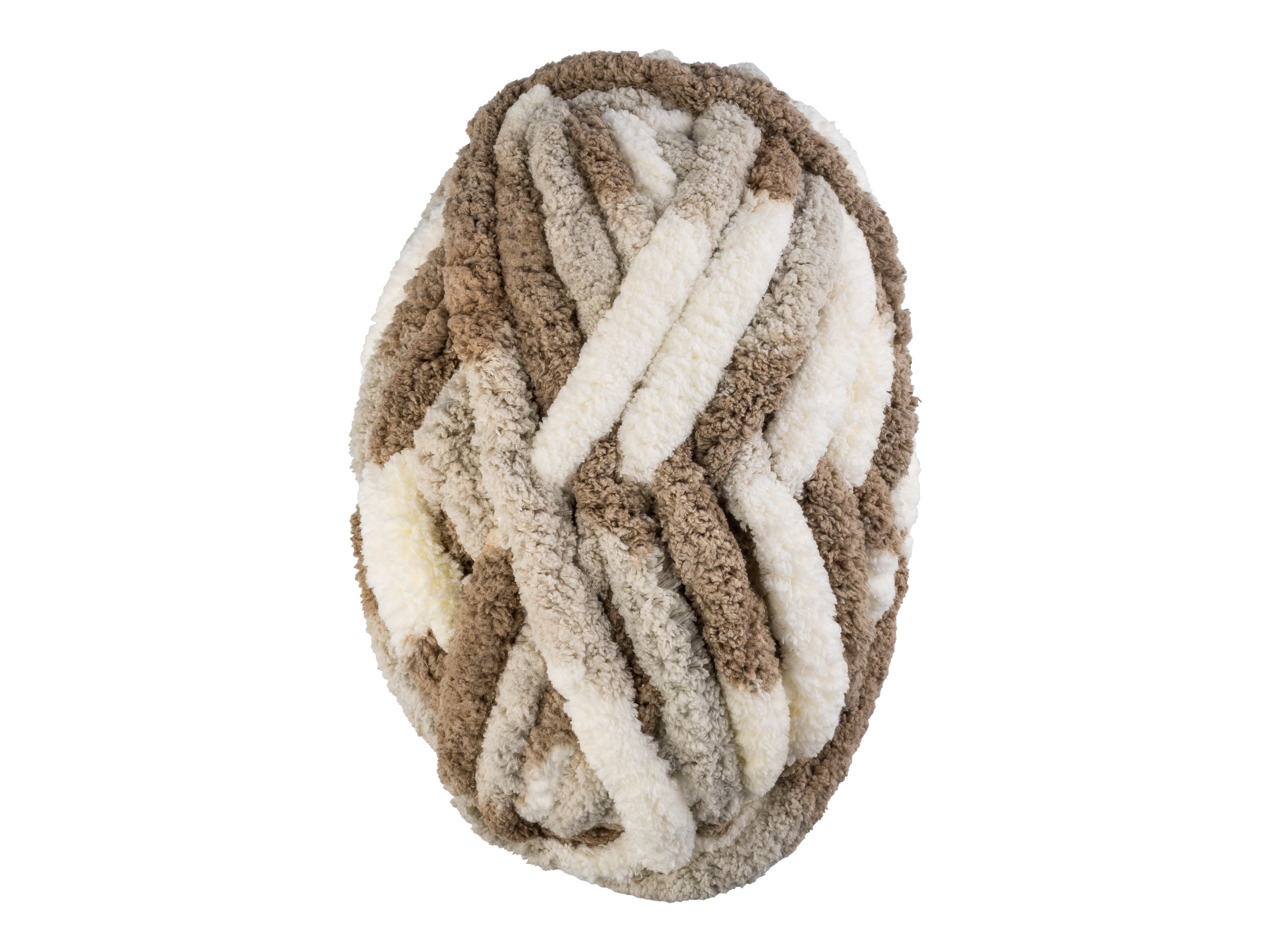 crelando Włóczka do ręcznego dziergania „Velvet" lub „Cozy” Przytulny biało-beżowy