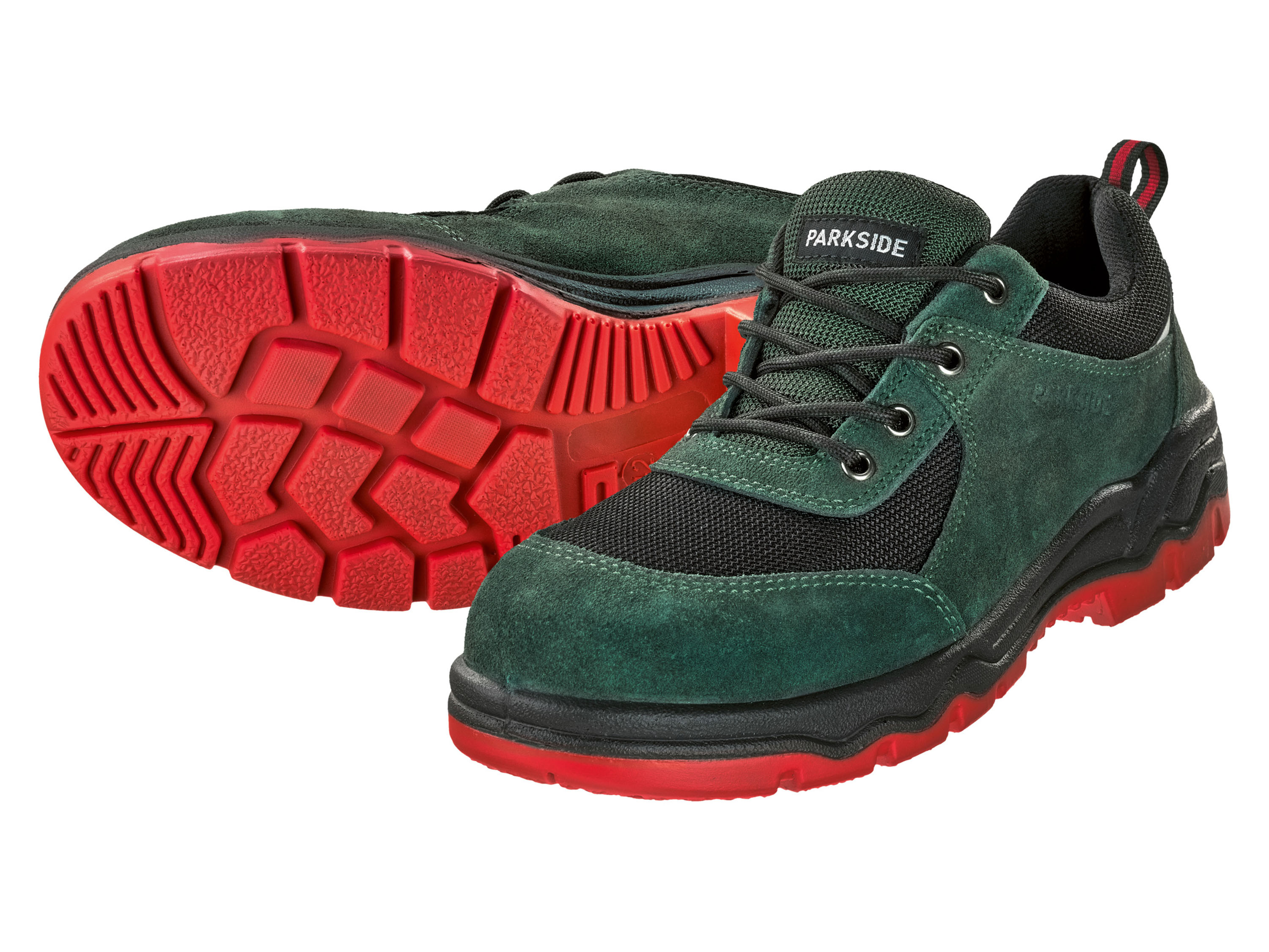 Parkside Buty ochronne męskie S3, antypoślizgowe Zielony, 43