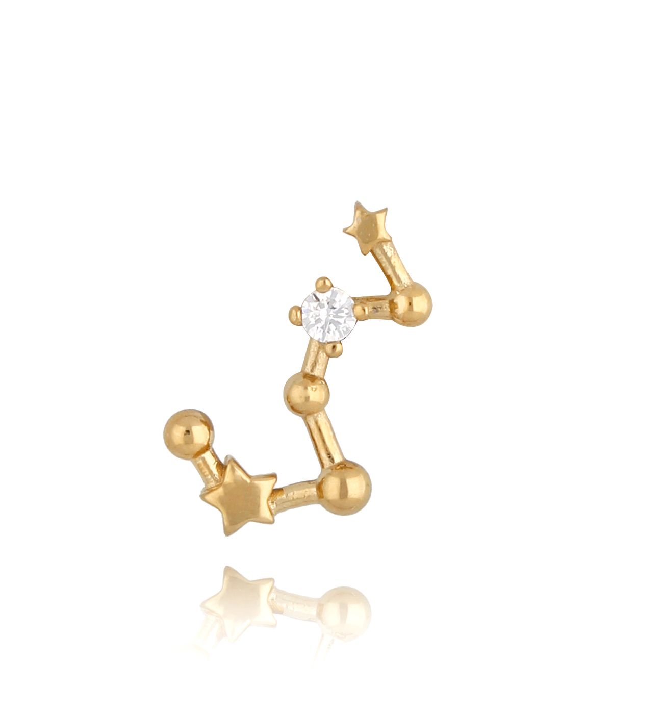 Kolczyk z konstelacją Skorpion KCON0008