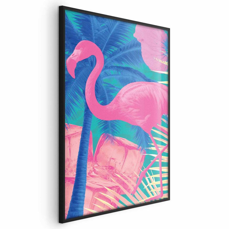 Plakat Artgeist Abstrakcyjny Flaming 40x60 cm z ramą czarną 1 szt