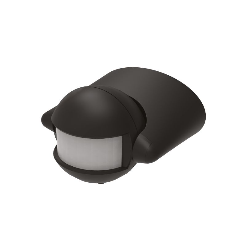 Czujnik ruchu Kobi LX39 180 stopni IP44 pir czarny 1szt.