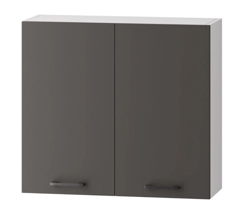 Szafka kuchenna wisząca 80 Stolkar CLARA W80 szara grafit 1 szt