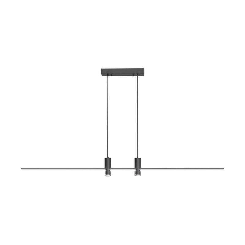 Lampa wisząca V-TAC Vt-7827 czarna wym: 115 x 80 x 80 cm wbudowany LED 19W 1 szt.