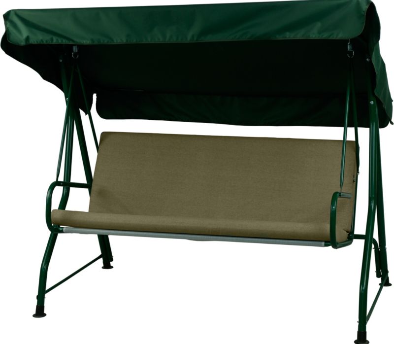 Poduszka na huśtawkę ogrodową AMPO wodoodporna 150 cm brązowy 1 szt.