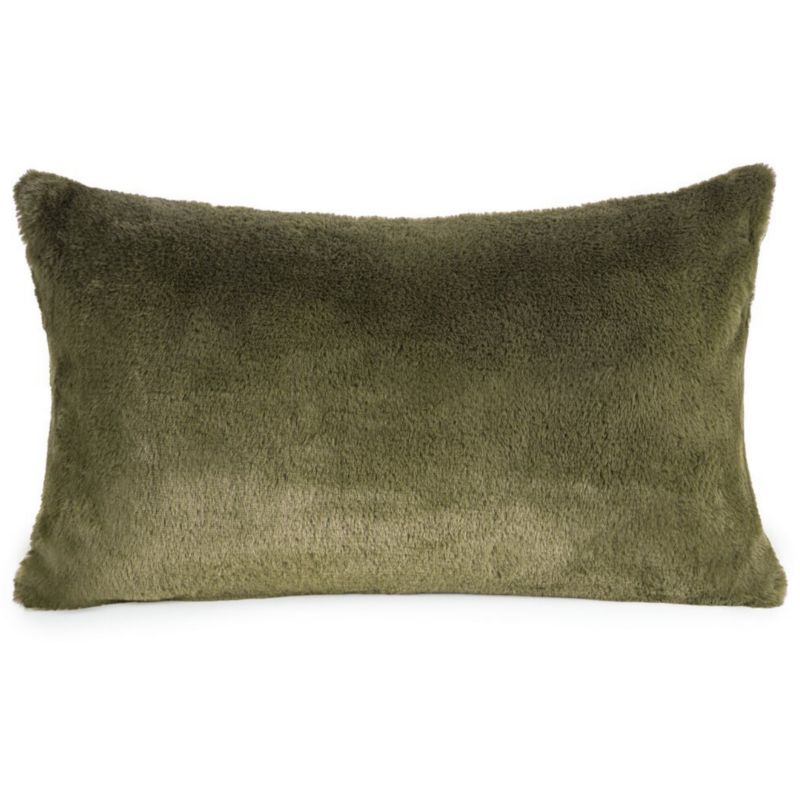 Poszewka Futrzana Nina Eurofirany Oliwkowa 30X50 Cm Dekoracyjna Na Poduszkę 1 Szt.
