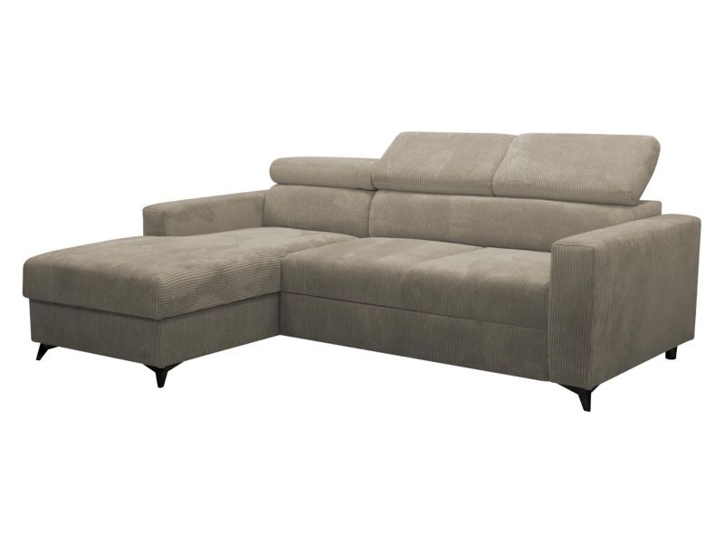 Narożnik z funkcją spania MIRJAN 24 Milano Premium Sztruks lewy LC+2R cappuccino 1 szt.