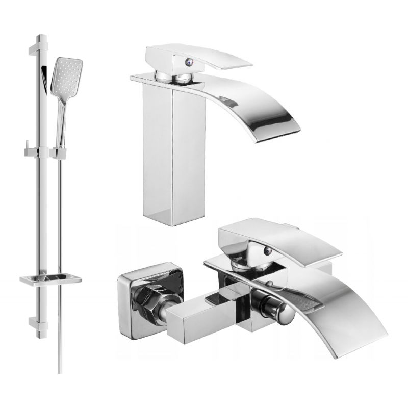 Zestaw wannowy Mexen Aries chrom 744803DQ62-00 1 szt.