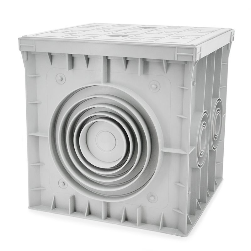 Studzienka odgromowa, kontrolno-pomiarowa ELS Elektrotechnika SG404040-6 400x400x400 mm, puszka gruntowa uszczelniona IP55, 1 szt.