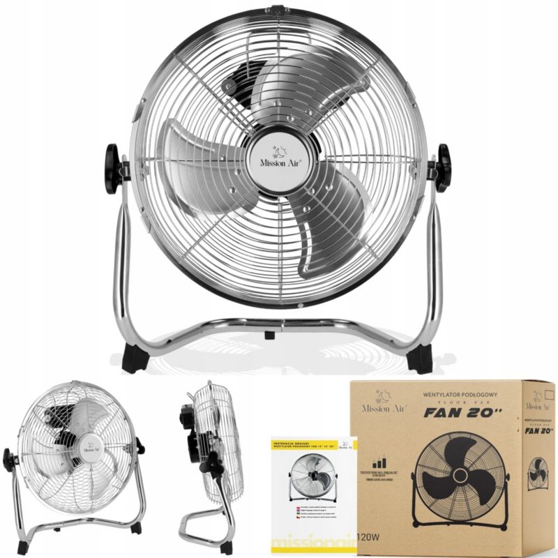 WENTYLATOR PODŁOGOWY Mission Air FAN 20" 50CM