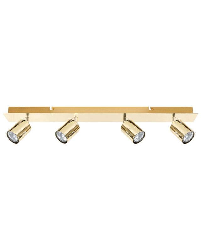 Lampa spot 4-punktowa Tigris Regulowana Metal Złoty 1szt.
