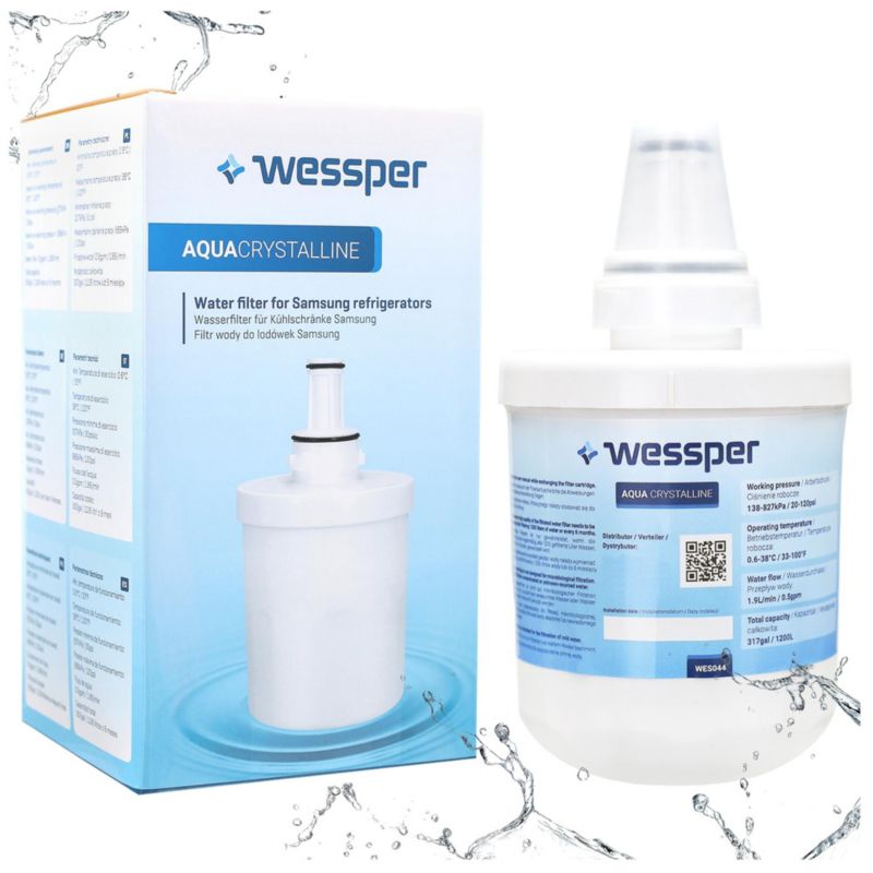 Filtr wody, Wessper, do lodówki Samsung, zamiennik DA29-00003F DA29-00003G, wkład, 1szt