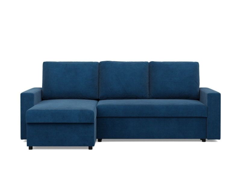 Narożnik TYLETEGOTU do salonu BLOM sztruks granatowy 1 szt