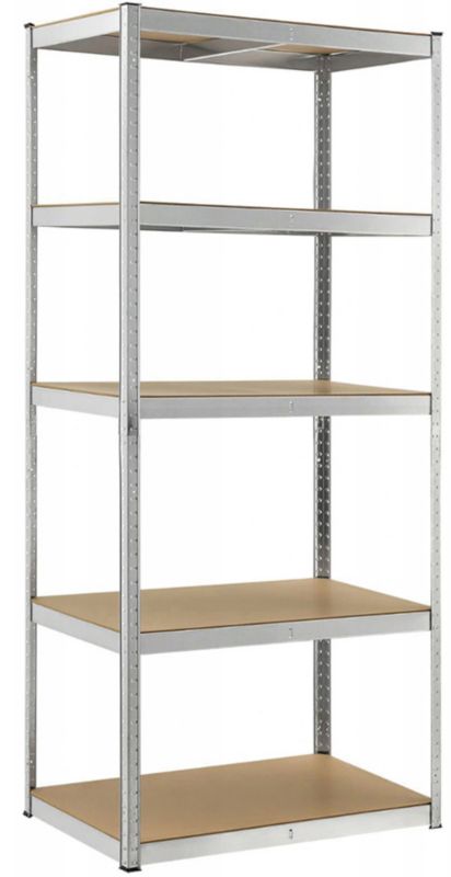 Regał metalowy magazynowy 5 półki FUNFIT HOME&OFFICE do piwnicy garażu 180x90x30cm 875kg 1 szt.
