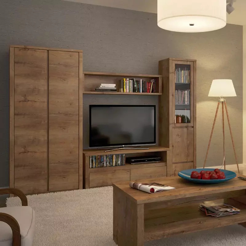 Nowoczesna meblościanka do salonu MERIZO