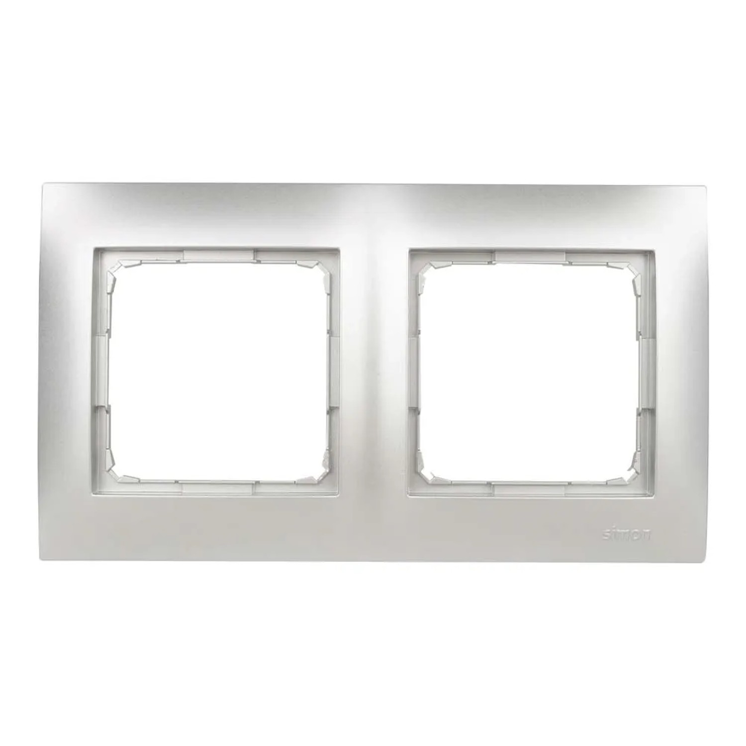 Simon Ramka Simon 54 podwójna srebrna