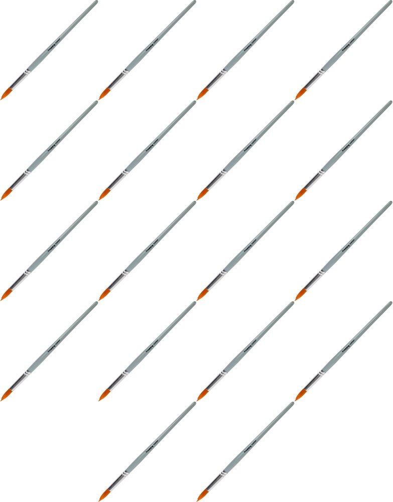 18x Pędzel Happy Color hobby, nr 10, syntetyk, okrągły, 1 sztuka