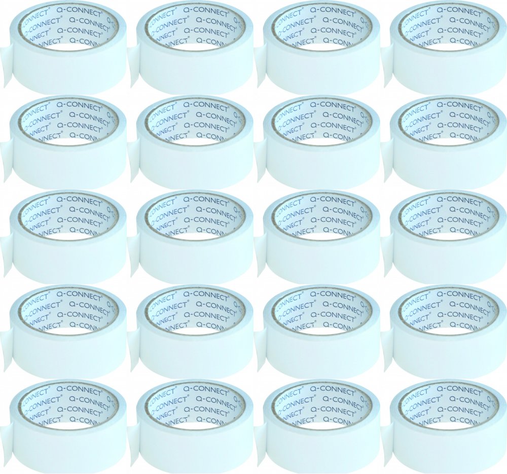 20x Taśma dwustronna Q-Connect, 38mm x 10m, przezroczysty