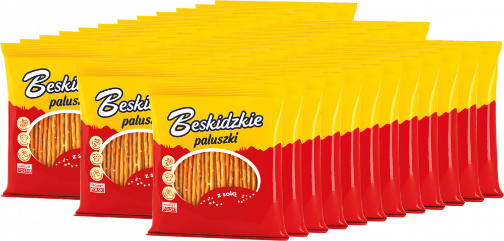 36x Paluszki Beskidzkie Aksam, z solą, 240g