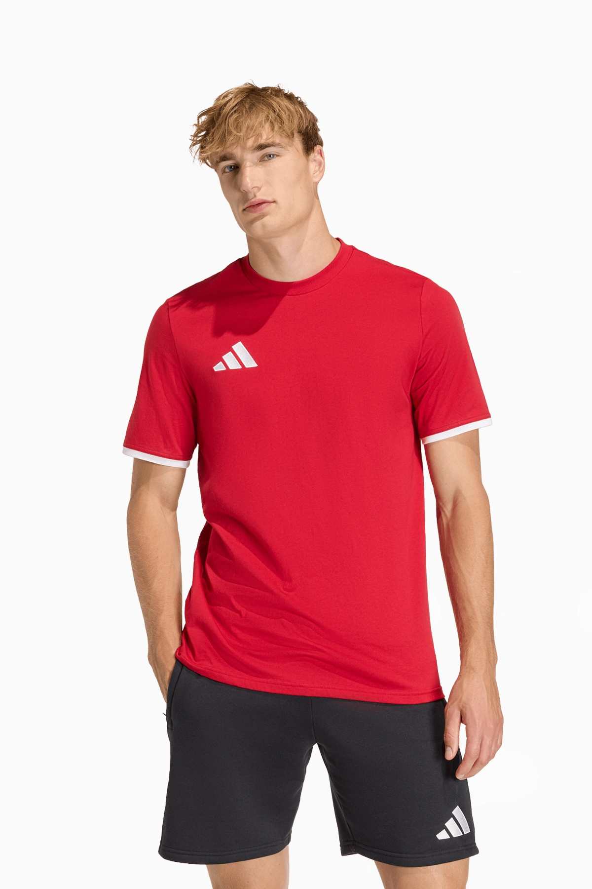 Koszulka adidas Entrada 26 Tee - Czerwony